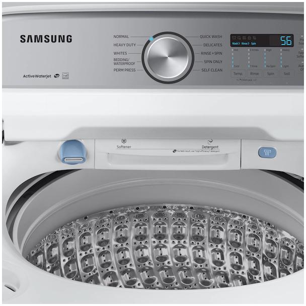 Samsung Top Loading Washer with ActiveWave™ Agitator WA49B5205AW IMAGE 6