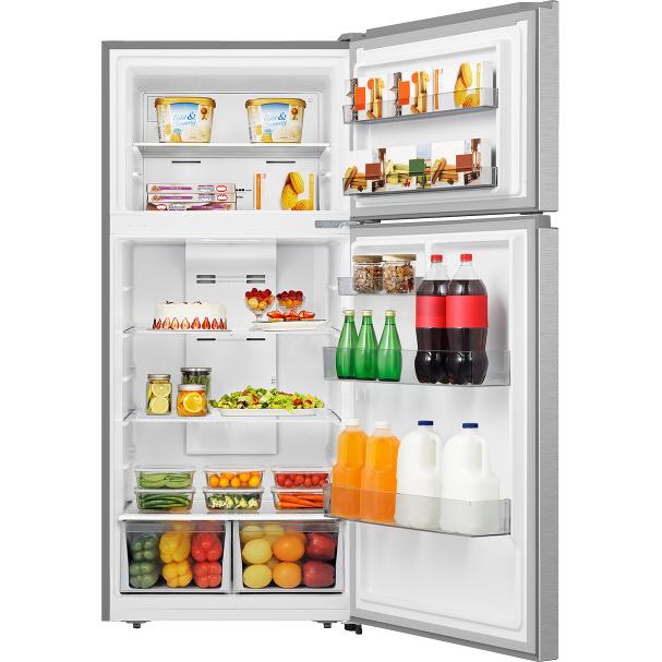 Hisense 18 cu. ft. Freestanding Top Freezer Refrigerator RT18A2FSD - 179169 IMAGE 2