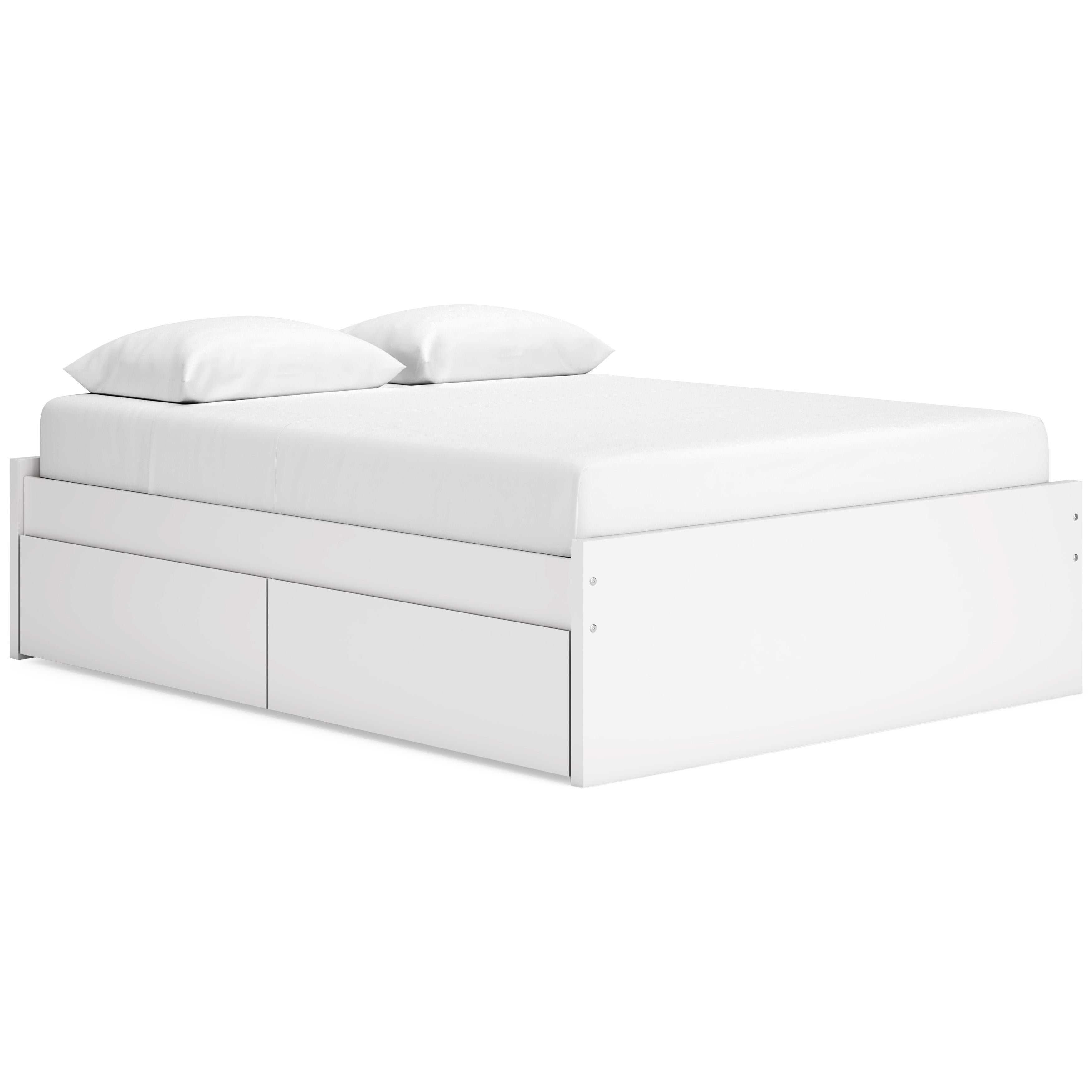 Signature Design by Ashley Très grand lit plateforme Onita avec rangement EB9632-258/EB9632-56/EB9632-95/EB9632-261/EB9632-261/B100-14