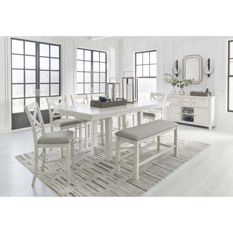Signature Design by Ashley Robbinsdale Counter Height Dining Table with Trestle Base ASY1255 IMAGE 11