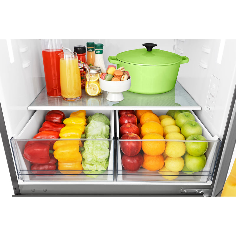 Hisense 32-inch 22.3 cu. ft. Counter-Depth Bottom Freezer Refrigerator with LED Lighting RB22A2FSE - 180928 IMAGE 11