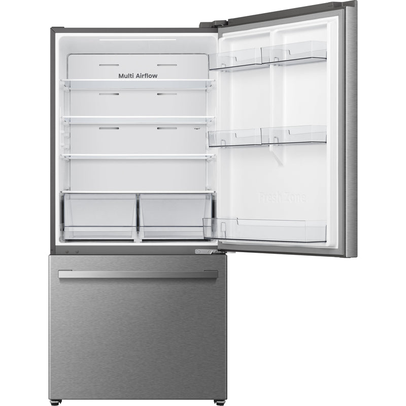 Hisense 32-inch 22.3 cu. ft. Counter-Depth Bottom Freezer Refrigerator with LED Lighting RB22A2FSE - 180928 IMAGE 2