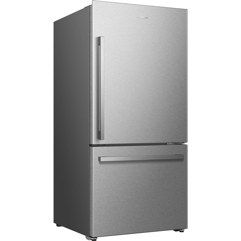 Hisense 32-inch 22.3 cu. ft. Counter-Depth Bottom Freezer Refrigerator with LED Lighting RB22A2FSE - 180928 IMAGE 3
