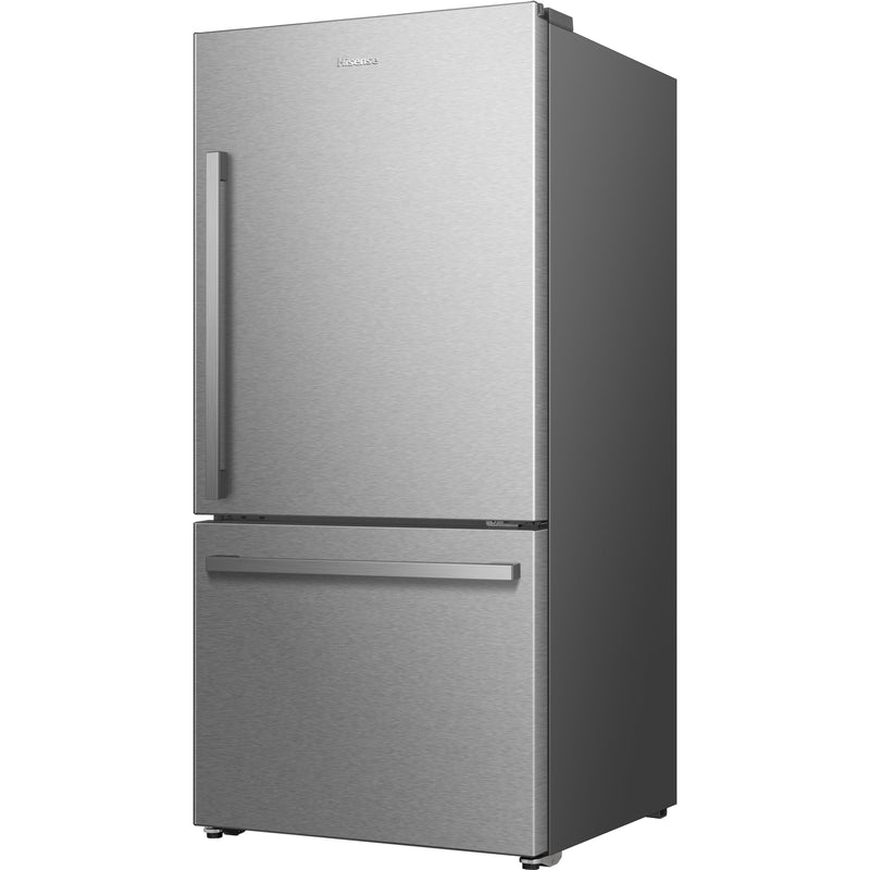Hisense 32-inch 22.3 cu. ft. Counter-Depth Bottom Freezer Refrigerator with LED Lighting RB22A2FSE - 180928 IMAGE 4