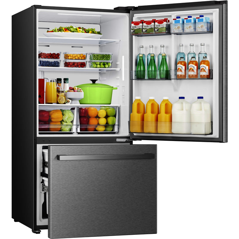 Hisense 32-inch 22.3 cu. ft. Counter-Depth Bottom Freezer Refrigerator with LED Lighting RB22A2FSE - 180928 IMAGE 5