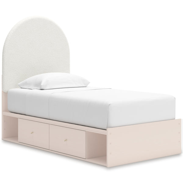 Signature Design by Ashley Wistenpine Twin Upholstered Panel Bed with Storage B1323-53/B1323-52/B1323-50/B1323-50/B100-11 IMAGE 1