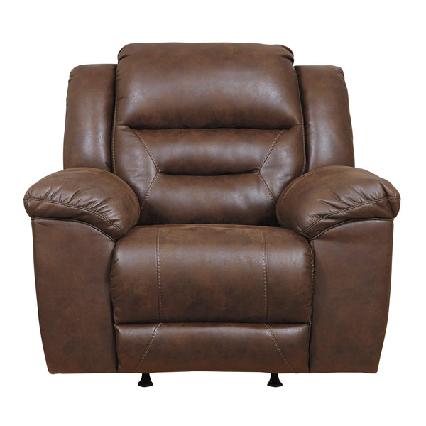 Signature Design by Ashley Stoneland Power Rocker Leather Look Recliner 3990498C IMAGE 1