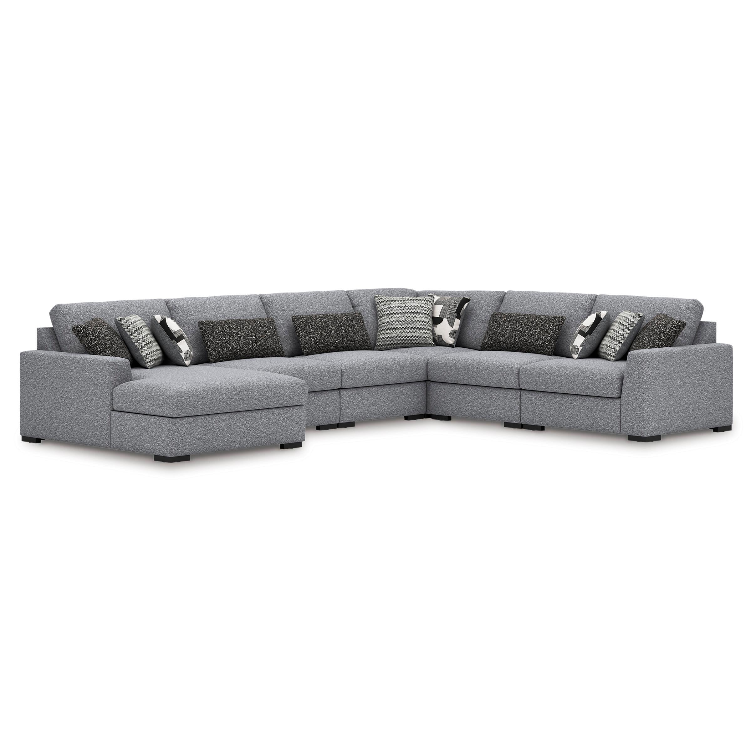Benchcraft Mobilier modulaire 5-pièces Veronella en cuir et aspect cuir 7610664/7610646/7610677/7610646/7610665