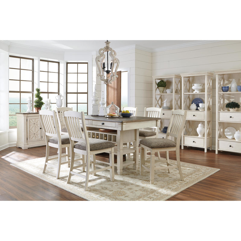 Signature Design by Ashley Bolanburg Counter Height Dining Table with Pedestal Base ASY0523 IMAGE 9
