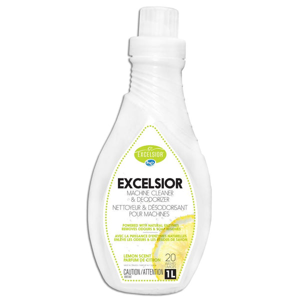 Excelsior He Laundry Accessories Cleaning Products HE Machine Cleaner & Deodorizer  Lemon Scent 1L IMAGE 1