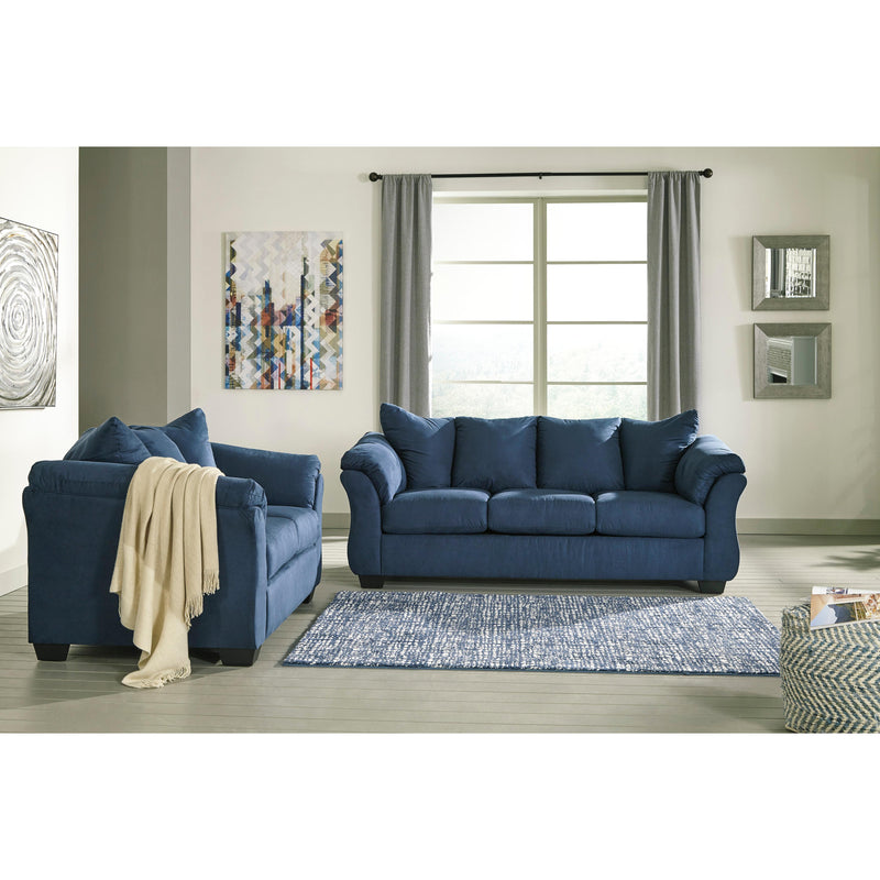 Signature Design by Ashley Darcy Stationary Fabric Loveseat ASY1151 IMAGE 3