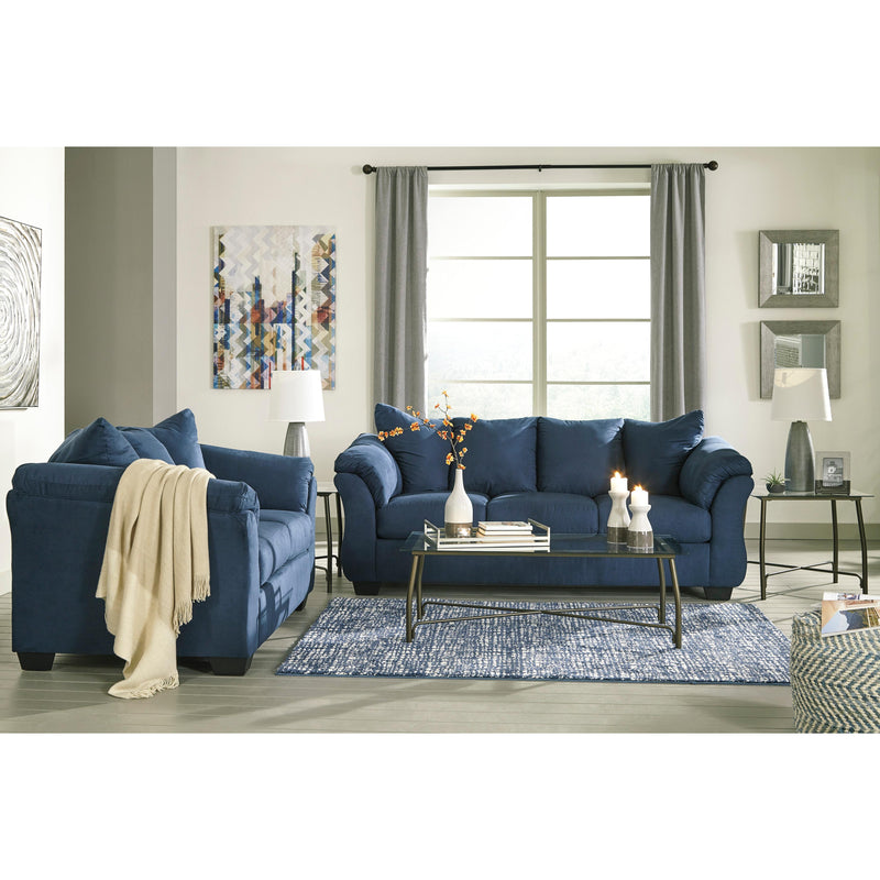 Signature Design by Ashley Darcy Stationary Fabric Loveseat ASY1151 IMAGE 5