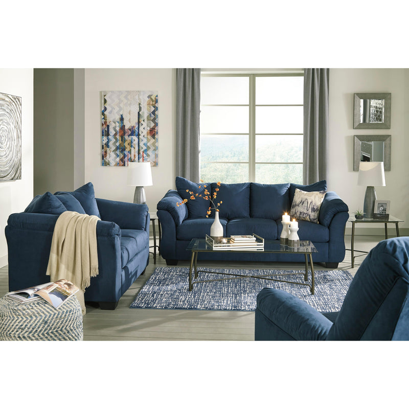 Signature Design by Ashley Darcy Stationary Fabric Loveseat ASY1151 IMAGE 6