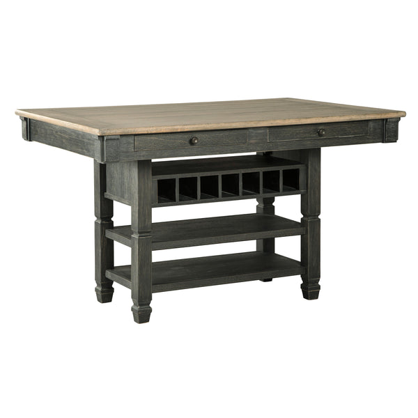 Signature Design by Ashley Tyler Creek Counter Height Dining Table with Pedestal Base ASY3671 IMAGE 1