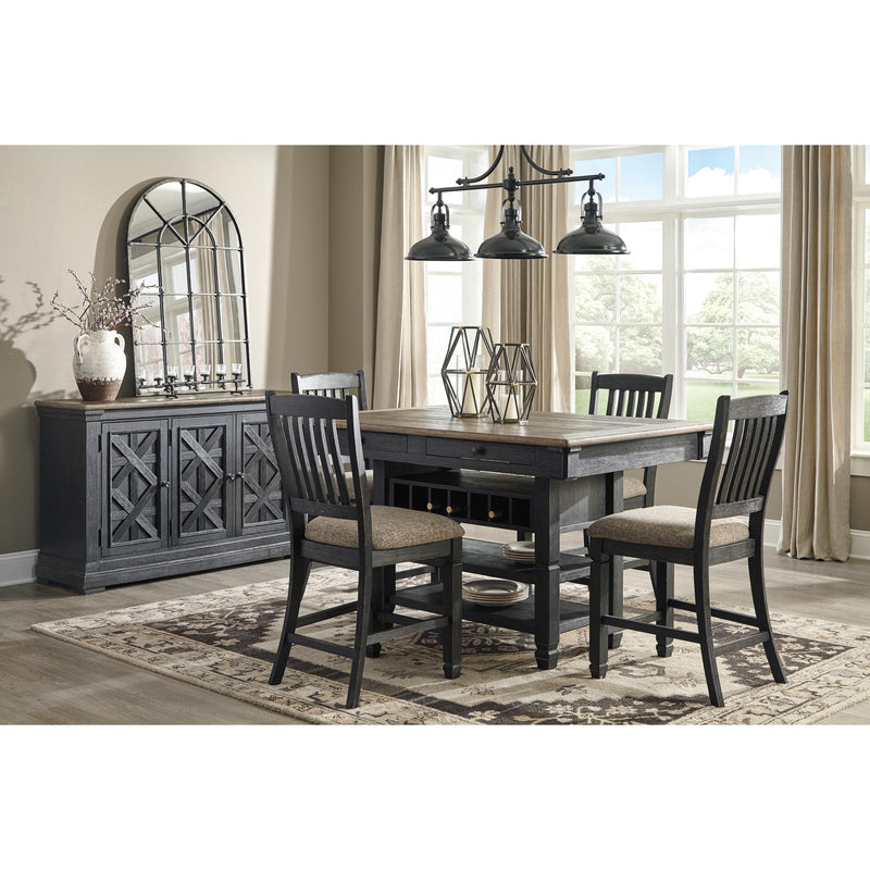 Signature Design by Ashley Tyler Creek Counter Height Dining Table with Pedestal Base ASY3671 IMAGE 6