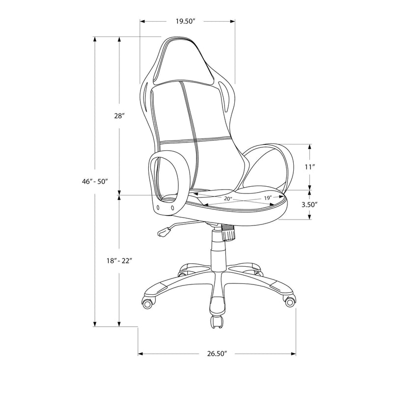 Monarch Office Chairs Office Chairs M0144 IMAGE 11