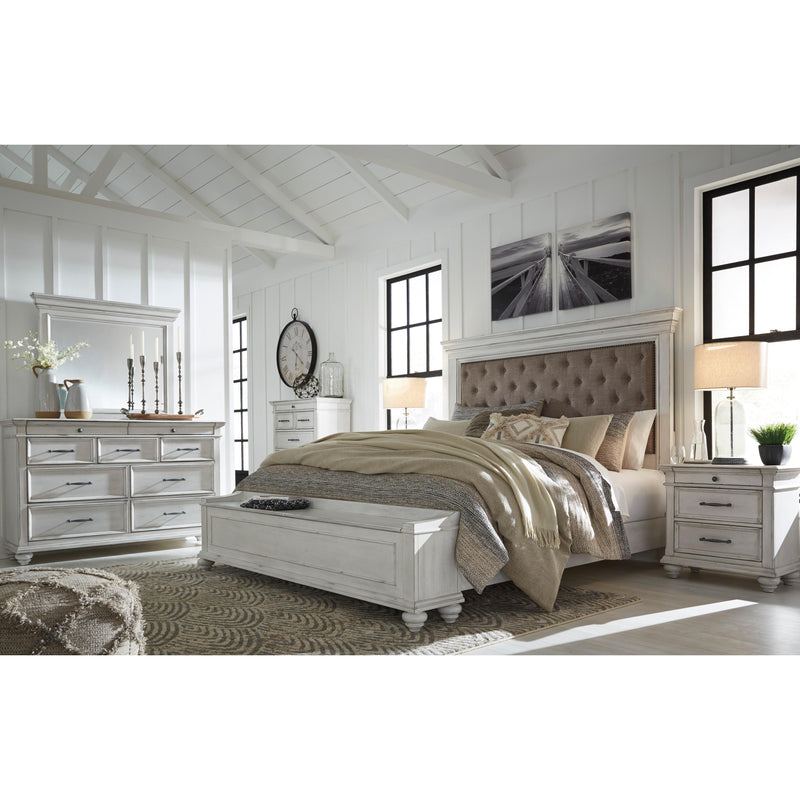 Benchcraft Kanwyn Queen Upholstered Panel Bed with Storage ASY3284 IMAGE 11