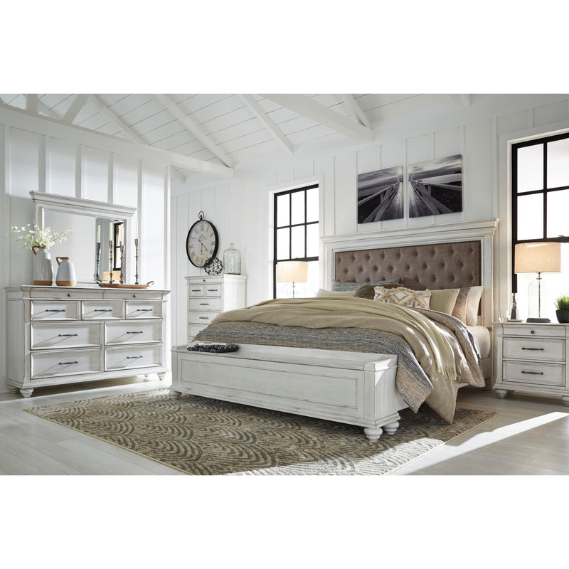 Benchcraft Kanwyn Queen Upholstered Panel Bed with Storage ASY3284 IMAGE 7