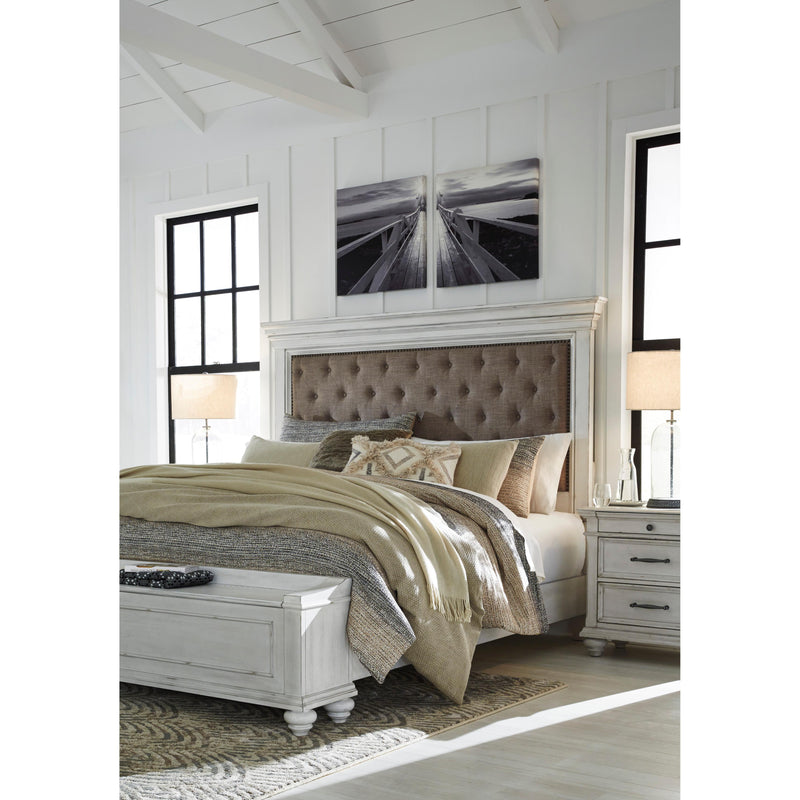 Benchcraft Kanwyn King Upholstered Panel Bed with Storage ASY3285 IMAGE 10