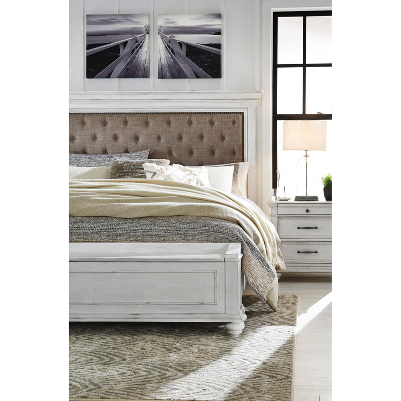 Benchcraft Kanwyn King Upholstered Panel Bed with Storage ASY3285 IMAGE 9