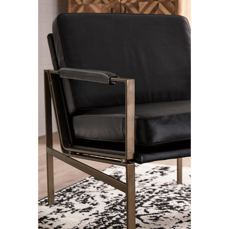 Signature Design by Ashley Puckman Stationary Leather Accent Chair ASY3096 IMAGE 5