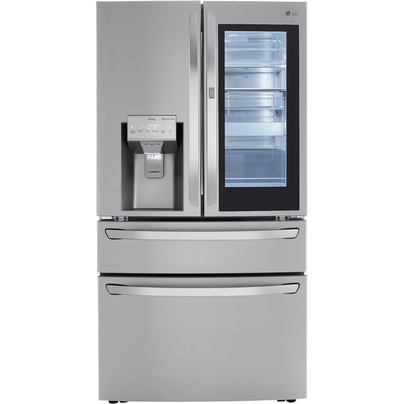 LG 30 cu. ft. French 4-Door Refrigerator with InstaView™ Door-in-Door® LRMVS3006S IMAGE 2