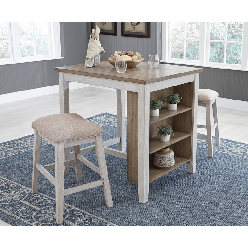 Signature Design by Ashley Skempton 3 pc Counter Height Dinette ASY1480 IMAGE 3