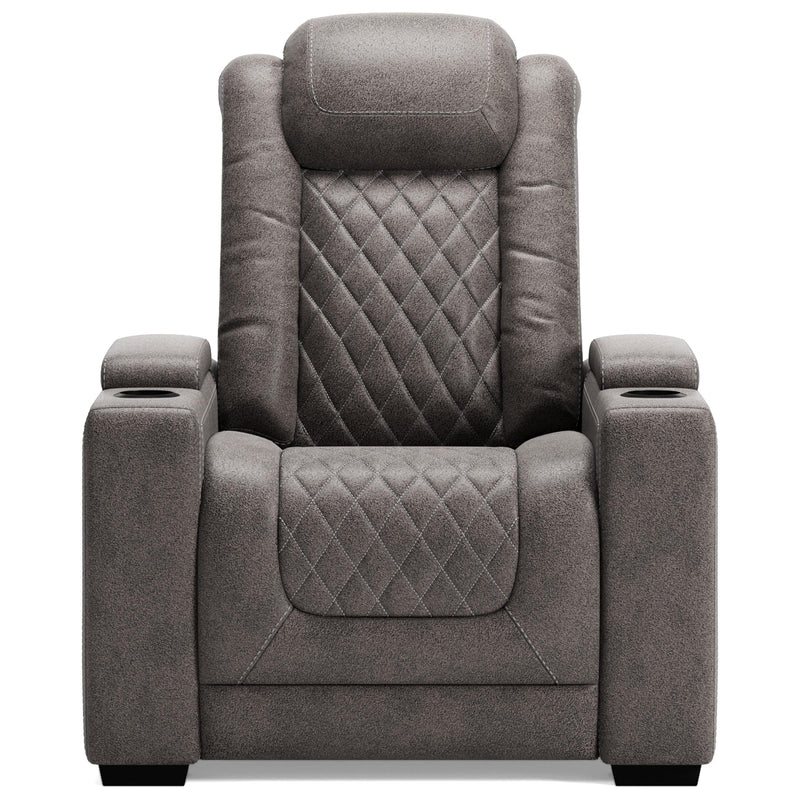 Signature Design by Ashley HyllMont Power Leather Look Recliner 176681 IMAGE 2