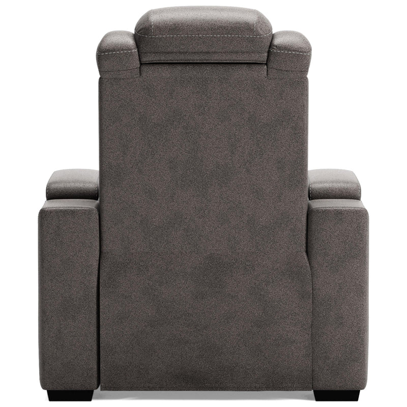 Signature Design by Ashley HyllMont Power Leather Look Recliner 176681 IMAGE 4