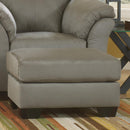  Signature Design by Ashley Darcy Fabric Ottoman 7500514 IMAGE 1