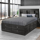Ek Design Fortin 20000 6 pc Queen Panel Bedroom Set with Storage IMAGE 6