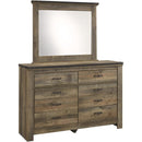  Signature Design by Ashley Trinell Bedroom Mirror 162606 IMAGE 2