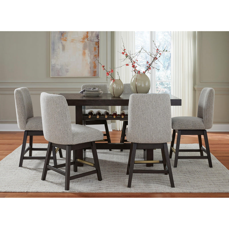  Signature Design by Ashley Burkhaus D984D6 7 pc Counter Height Dining Set IMAGE 2