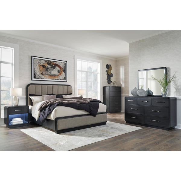  Signature Design by Ashley Rowanbeck B821 7 pc California King Panel Bedroom Set IMAGE 1