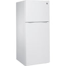 GE 24-inch, 11.6 cu. ft. Top Freezer Refrigerator GPE12FGKWW - 174151 IMAGE 2