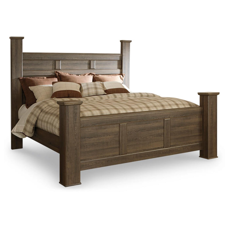 Signature Design by Ashley Juararo B251B32 7 pc California King Poster Bedroom Set IMAGE 2