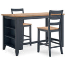  Signature Design by Ashley Gesthaven D399D3 3 pc Counter Height Dining Set IMAGE 1