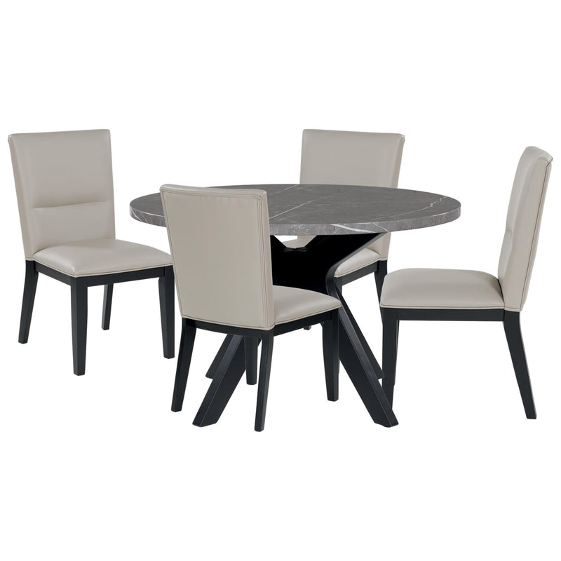  Signature Design by Ashley Glinari D476D1 5 pc Dining Set IMAGE 1