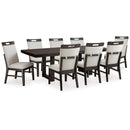  Signature Design by Ashley Neymorton D618D3 9 pc Dining Set IMAGE 1