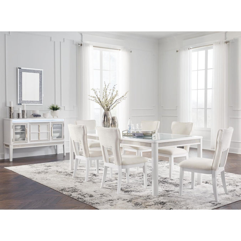  Signature Design by Ashley Chalanna D822D2 7 pc Dining Set IMAGE 1