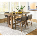  Signature Design by Ashley Cabalynn D974D3 5 pc Counter Height Dining Set IMAGE 2