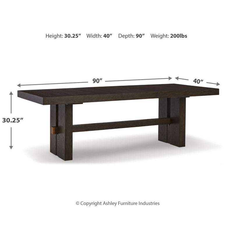  Signature Design by Ashley Burkhaus D984D7 9 pc Dining Set IMAGE 14