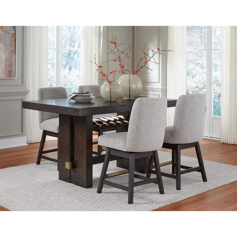  Signature Design by Ashley Burkhaus D984D5 5 pc Counter Height Dining Set IMAGE 1