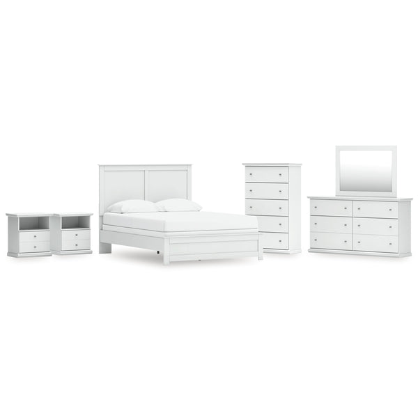  Signature Design by Ashley Bostwick Shoals B139B49 8 pc Queen Panel Bedroom Set IMAGE 1
