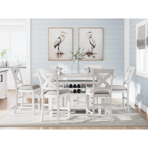  Signature Design by Ashley Robbinsdale D642 7 pc Counter Height Dining Set IMAGE 1