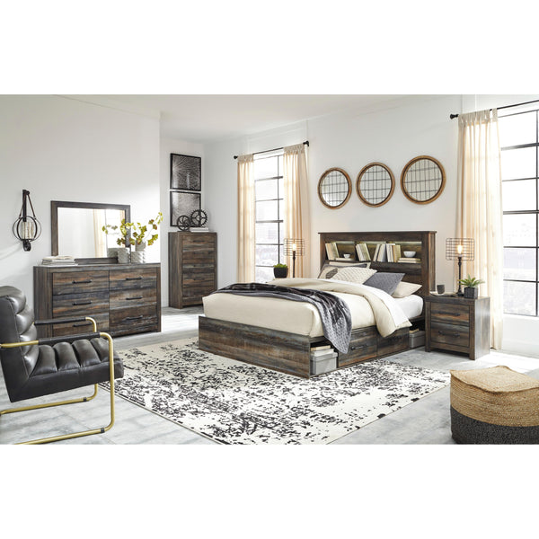  Signature Design by Ashley Drystan B211B77 8 pc Queen Bookcase Bedroom Set IMAGE 1