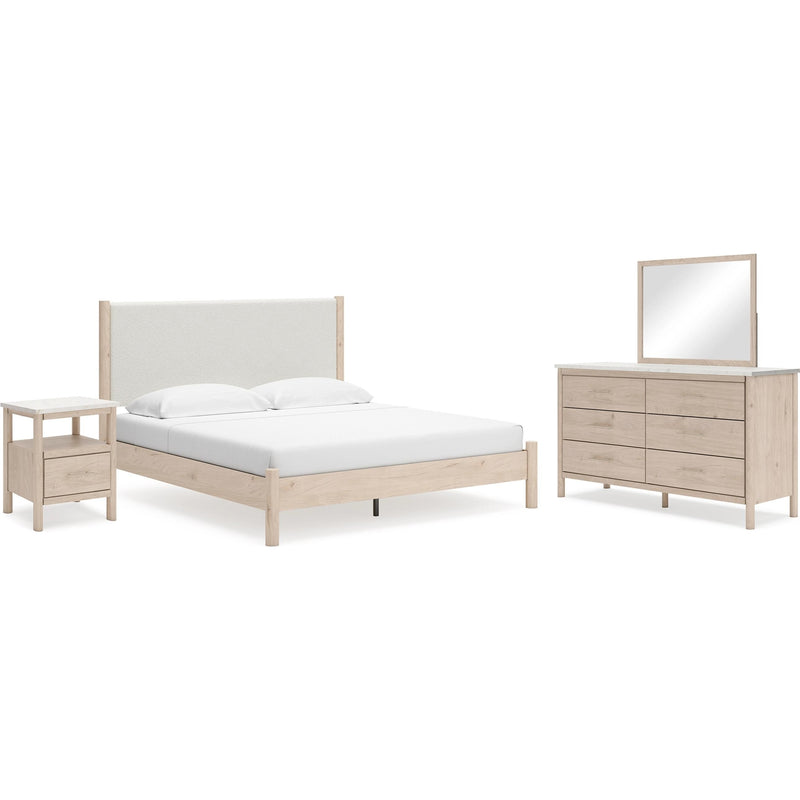  Signature Design by Ashley Cadmori B2615B19 6 pc King Panel Bedroom Set IMAGE 1