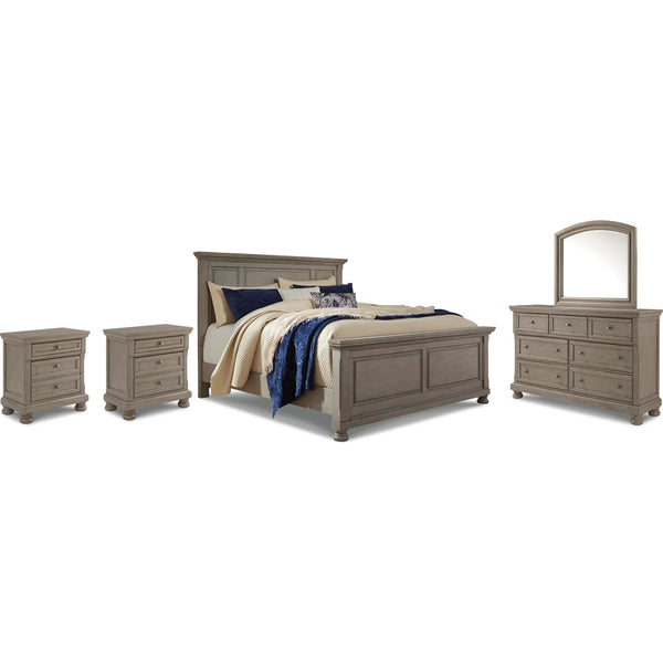  Signature Design by Ashley Lettner B733B48 7 pc King Panel Bedroom Set IMAGE 1