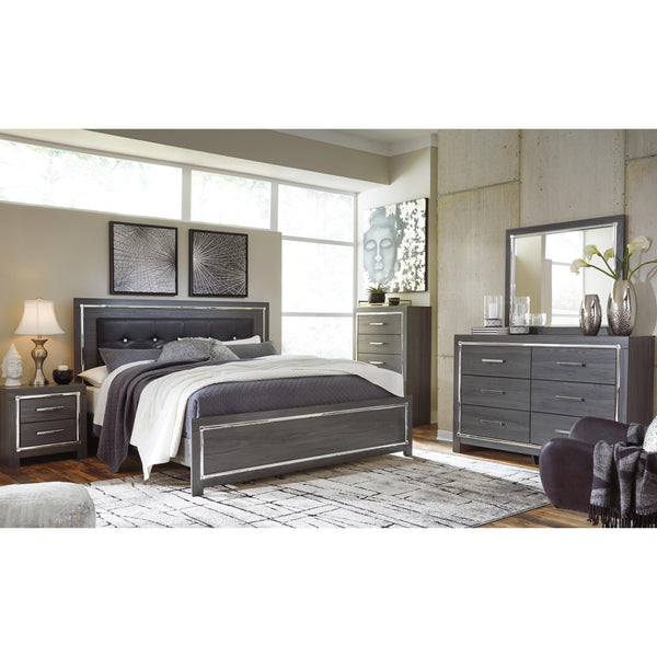  Signature Design by Ashley Lodanna B214B45 8 pc King Panel Bedroom Set IMAGE 1