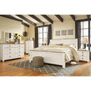  Signature Design by Ashley Willowton B267B45 8 pc King Panel Bedroom Set IMAGE 1